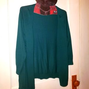 Green cardi